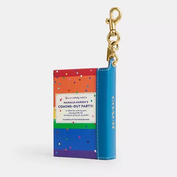 Coach Book Charm Keychain Friday I’m in Love - Picture 5 of 5